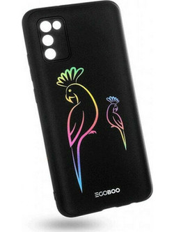 EGOBOO Case Mat Θήκη Back Cover Parrot Neon (Samsung A02s)