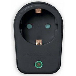 SONORA SPAB100 (1xSCHUKO) Προστασία Ρεύματος Black