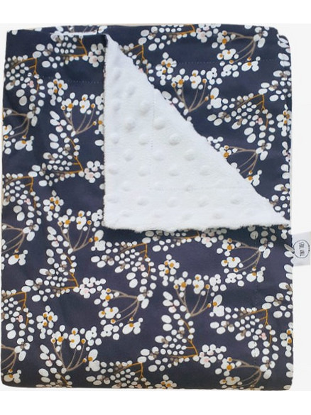 Tiny Toes Myrtille Κουβέρτα Αγκαλιάς Βελουτέ 75x110 Navy Μπλε