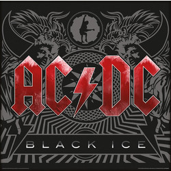 AC/DC (Black Ice) Album Cover Wooden Framed Print 31.5 x 31.5cm - ACPPR48061