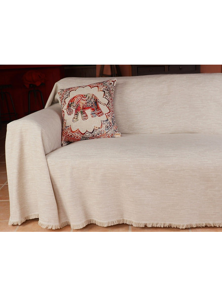 Mc Decor Ριχτάρι Διθέσιου Καναπέ 180x250 Simple Εκρού MCD.SRD.007