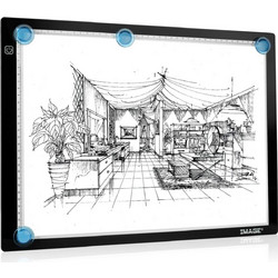 AGPTEK LED Light Board A3 Size 5mm Ultra Thin