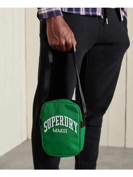 Superdry Side Ανδρική Τσάντα Ώμου / Χιαστί Πράσινη Y9110062A-GAG