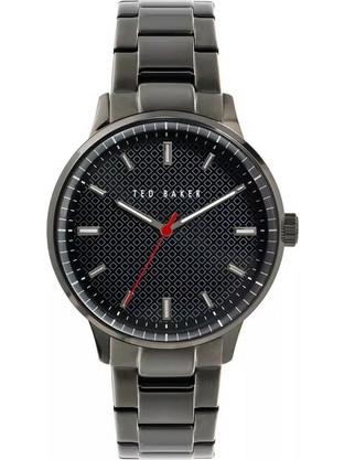 Ted Baker Ανδρικό Ρολόι με Μαύρο Μεταλλικό Μπρασελέ BKPCSF115