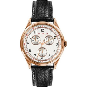 Ted Baker Ανδρικό Ρολόι με Μαύρο Δερμάτινο Λουράκι BKPDQS105 Ted Baker Ανδρικό Ρολόι με Μαύρο Δερμάτινο Λουράκι BKPDQS105