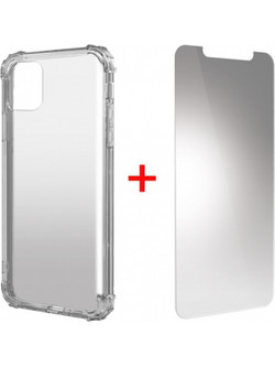 Θήκη Shockproof TPU 1.2m Drop Test Energizer με Τζαμάκι Προστασίας για Apple iPhone 11 Διάφανη