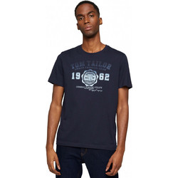 TOM TAILOR ΜΠΛΟΥΖΑ ΑΝΔΡΙΚΗ ME LOGO 1029685-10668 (10668/SKY CAPTAIN BLUE)