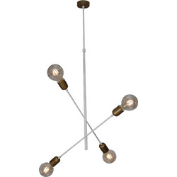 Home Lighting Eric Κρεμαστό Φωτιστικό Οροφής Πολύφωτο LED Μαύρο 77-3799