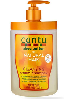 Cantu Shea Butter for Natural Hair Cleansing Cream Σαμπουάν για Επανόρθωση για Βαμμένα Μαλλιά 709gr