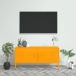 vidaXL Έπιπλο Τηλεόρασης Μεταλλικό Μ105xΠ35xΥ50cm 336227