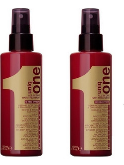 Revlon Uniq One All In One Σετ Θεραπείας Μαλλιών για Όγκο Επανόρθωση Φριζάρισμα & Ψαλίδα 2x150ml