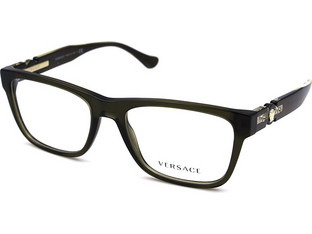 Versace VE3303 200 Ανδρικός Σκελετός Γυαλιών Οράσεως Κοκάλινος Μαύρος