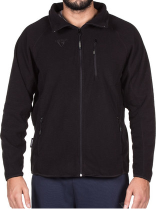 Venimo Kronos Ανδρική Ζακέτα Fleece με Φερμουάρ Μαύρη 17-21200701-071