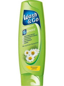 Wash & Go Normal Hair Conditioner για Όγκο 180ml