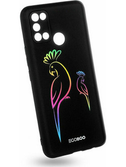 EGOBOO Mat Θήκη Σιλικόνης Parrot Neon (Realme 7i) (R7IDTPUPARRN)