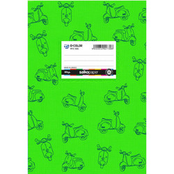 Salko D-Color Τετράδιο Ριγέ B5 50 Φύλλων Lime 2730