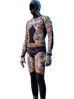 Pathos Thira Camo Ολόσωμη Στολή Κατάδυσης Ξυρισμένη με Επιστήθιο για Ψαροντούφεκο 3mm