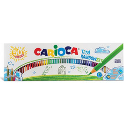 Carioca Tita Rainbow Ξυλομπογιές Σετ 50τμχ