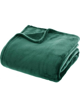 Κουβέρτα Fleece Ριχτάρι Καναπέ με γούνινη υφή σε πράσινο χρώμα, 230x180 cm - Atmosphera