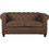 Woodwell Διθέσιος Καναπές Καφέ 153x82x80cm E9420,23