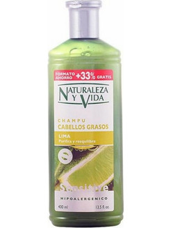 Natur Vital Lima Φυτικό Σαμπουάν για Επανόρθωση για Λιπαρά Μαλλιά 400ml