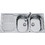 Macart Suter EC D-200 Ένθετος Νεροχύτης Inox Αντιστρεφόμενος