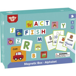 Tooky Toy Mαγνητικό Βιβλίο Μαθαίνω Αγγλικό Αλφάβητο TL643A