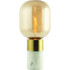Zambelis Lights 1XE27 Πορτατίφ Ε27 Διαφανές Λευκό Φ20xΥ44cm