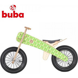Buba Explorer Mini Bears Παιδικό Ποδήλατο Ισορροπίας Ξύλινο Πράσινο