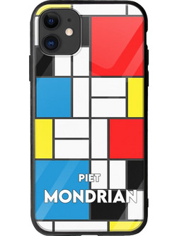 Θήκη Piet Mondrian iPhone 11 Groove TPU (Tempered Glass και TPU)