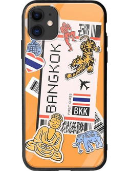 Θήκη Ticket To Bangkok iPhone 11 Groove TPU (Tempered Glass και TPU)