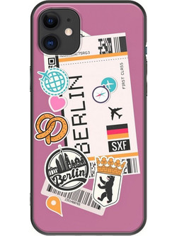 Θήκη Ticket To Berlin iPhone 11 Black TPU (Μαύρη Σιλικόνη)