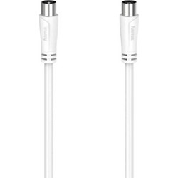 Hama Καλώδιο Κεραίας Coax Male to Coax Female 10m White 205049