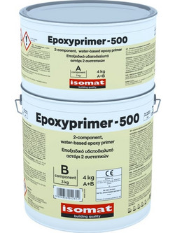 Isomat Epoxyprimer 500 Εποξικό Αστάρι Νερού 2 Συστατικών 4kg
