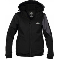 Basehit Γυναικείο Μπουφάν Χειμωνιάτικο Softshell Κοντό Μαύρο 078.ΒW11.61ΜC
