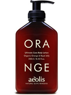 Aeolis Organic Orange & Royal Jelly Ultimate Care Ενυδατική Lotion Σώματος 250ml