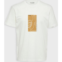 Ανδρικό t-shirt SLHROB SS O-NECK TEE W CAMP 16086165