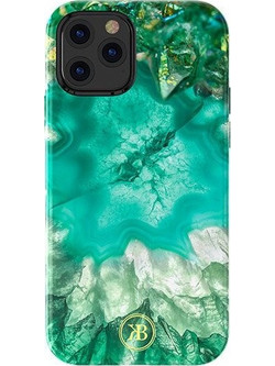 Kingxbar Agate Series Θήκη iPhone 12 Pro Max Green