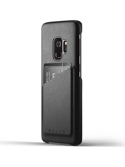 MUJJO Full Leather Wallet Case - Δερμάτινη Θήκη-Πορτοφόλι Samsung Galaxy S9 - Black (mujjo-cs-100-bk)