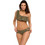 Marko Bikini Set Μπουστάκι Χακί M-539