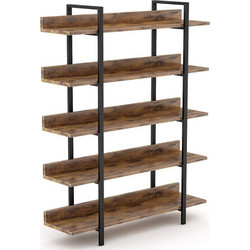 Pakoworld Almond Βιβλιοθήκη 119x27x185cm 197-000035