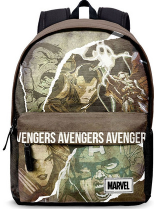 Karactermania Marvel Avengers Shout Σχολική Τσάντα Πλάτης Δημοτικού Πράσινη 41cm 03352