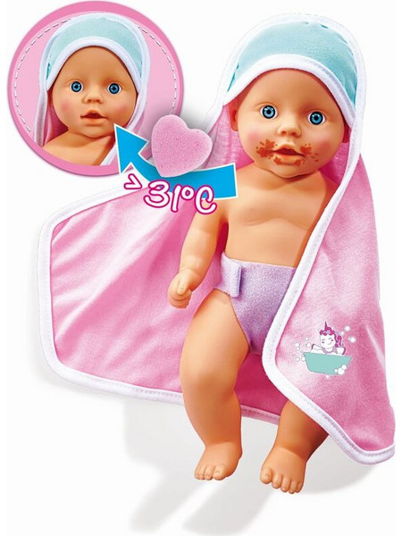 Simba New Born Baby Need to Bath Μωρό 30cm