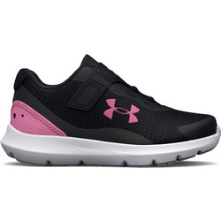 Under Armour GINF Surge AC Παιδικά Αθλητικά Παπούτσια για Τρέξιμο Μαύρα 3025015-001
