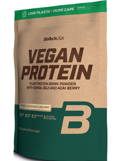 Biotech USA Vegan Unflavoured Φυτική Πρωτεΐνη Χωρίς Λακτόζη & Γλουτένη 500gr