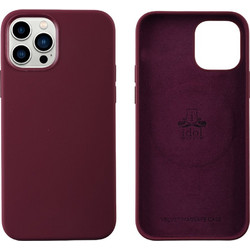 Idol 1991 Velvet MagSafe Camera Guard Θήκη Burgundy (iPhone 12 Pro / 12)