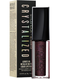 Smashbox Crystalized Always On Metallic Matte Dark Crystal Long Lasting Liquid Κραγιόν 4ml