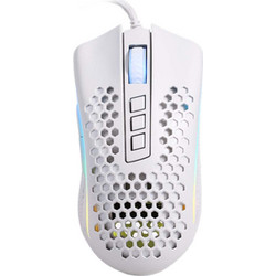 Redragon Storm M808 Ενσύρματο Gaming Ποντίκι RGB 12400 DPI White