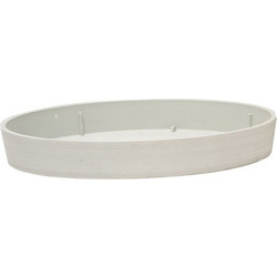 ArtPlast Πιατάκι Γλάστρας κωνικής λευκό 75cm ASO.075.SV.BI
