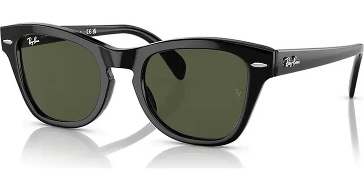 Ray-Ban RB0707S 901/31 Ανδρικά Γυαλιά Ηλίου Τετράγωνα Κοκάλινα Μαύρα με ...